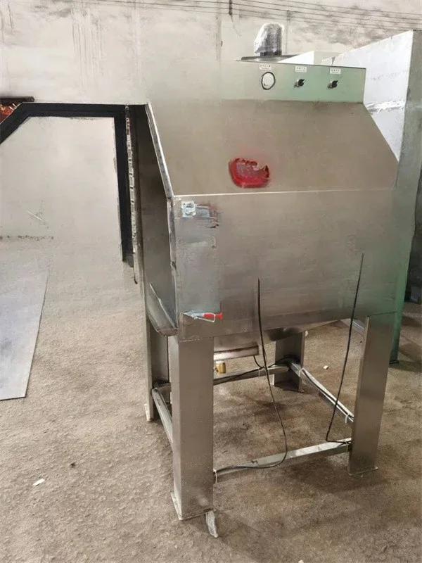 Hot sale dustless manual wet sand blasting cabinet water vapour sandblasting machine price