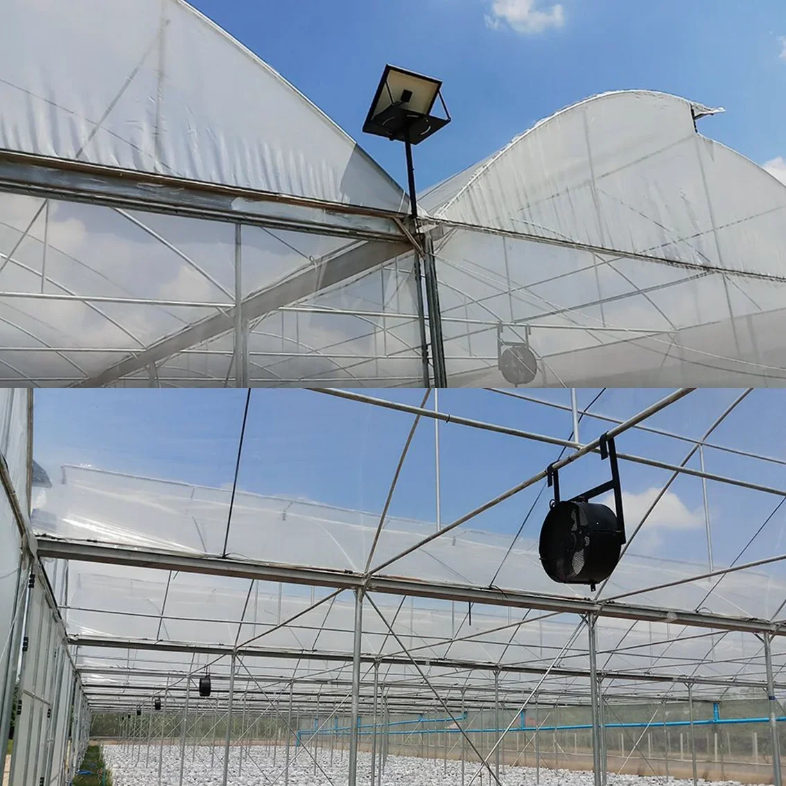 Best Quality 40W 14Inch IP68 Waterproof Energy Solar Powered DC Wall Mounted Exhaust Cooler Fan for Greenhouse OEM Supported