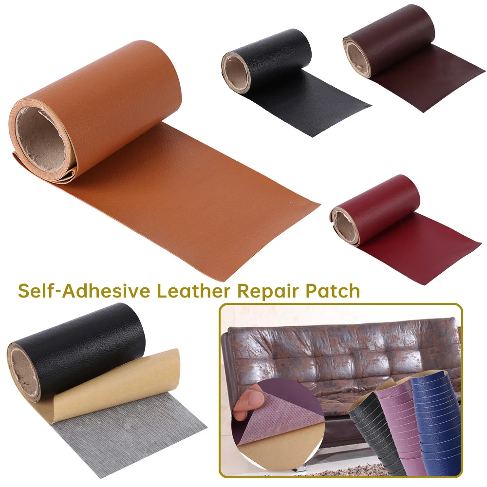 20x137cm Leather Repair Tape Self-Adhesive Leather Repair Patch Couches Repair Stickers for Sofas BagsFurniture Driver Seats