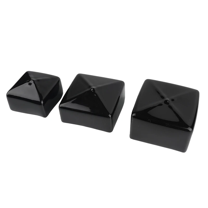 

10Pcs Black Rectangle Plastic Pipe Plug 10x20mm-60x100mm Blanking End Cap Tube Inserts Plug Bung For Steel Furniture Leg