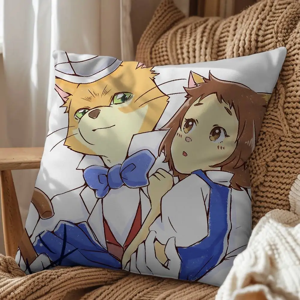 Baron Muta Cat Returns Pillow Case cover Nap Time  Sofa Living home Room Bedroom Backrest Cushion Square cojines