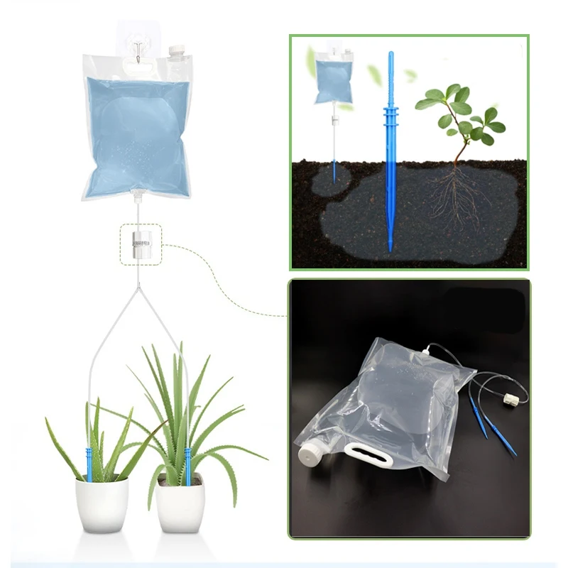 

2/3/6.5L Plant Drip Irrigation Bag Automatic Watering Device Garden Bonsai Plants Automatic Drip Irrigation Kit