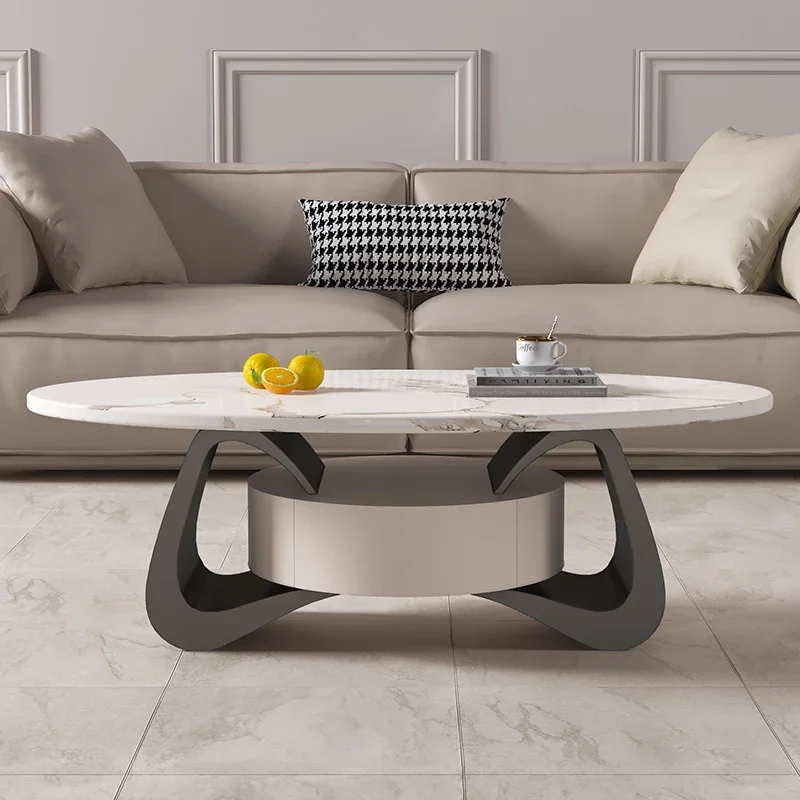 

Chinese Modern Small Coffee Table Storage Hardcover Clear Floor Italian Coffee Table Sofa Side Bedroom Service Home Furniture