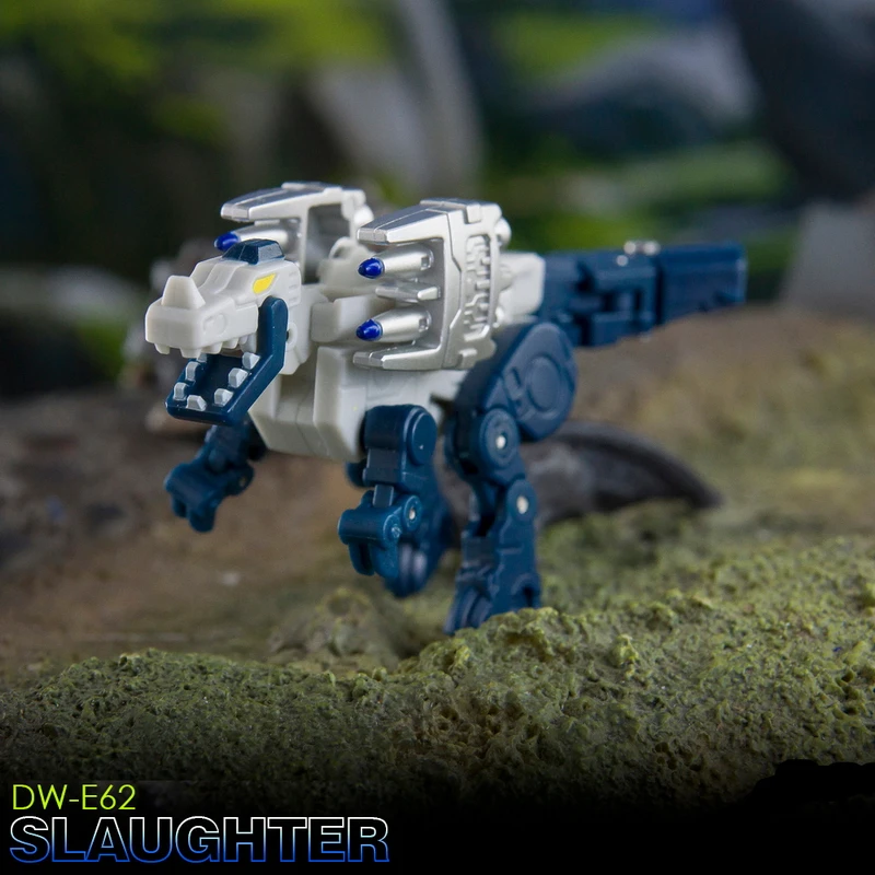 ในสต็อกในสต็อก Transformation DR.WU DW-E61 & DW-E62 ความโหดร้ายและ SLAUGHTER ฆ่าไดโนเสาร์เทป Mini-Cassette Action Figure