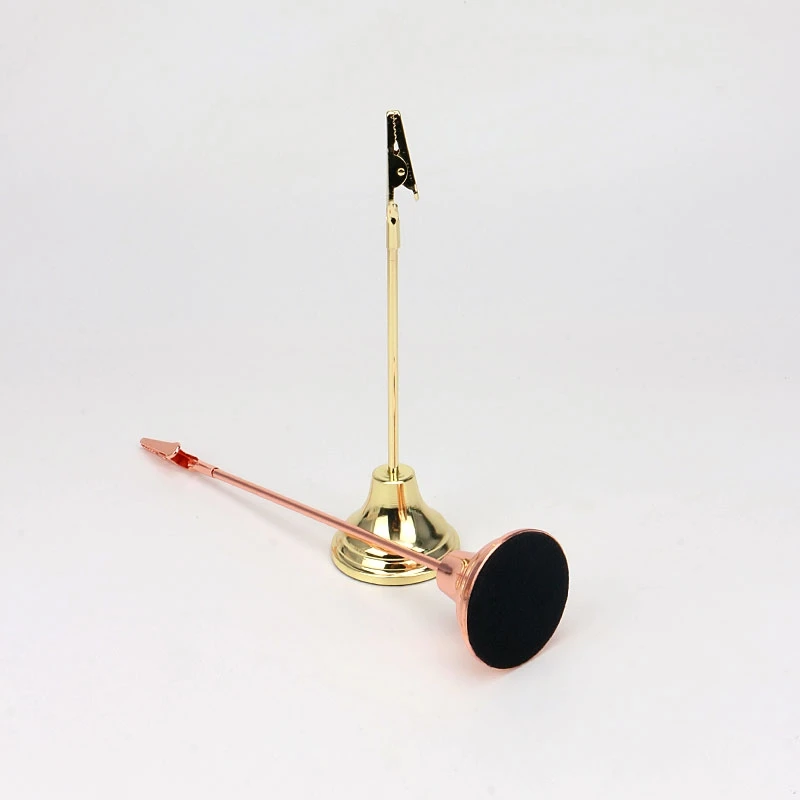 Stainless Steel Restaurant Memo Photo Picture Holder Clips Metal Notes Paper Clip Wedding Table Number Place Card Holder