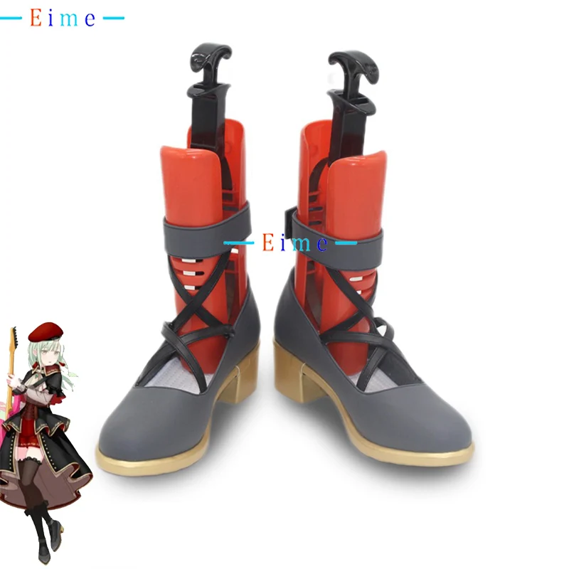 

Wakaba Mutsumi Cosplay Shoes Game Accessories BanG Dream Cosplay Props Halloween Carnival Boots PU Leather Shoes Custom Made
