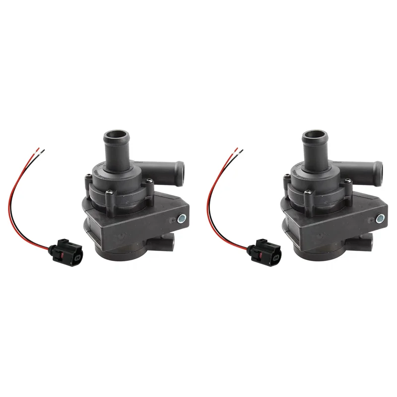 

2X 1K0965561J Cooling Water Pump Additional Auxiliary Electric Cooling Pump For Jetta Golf CC VW Passat B5 B6 A3