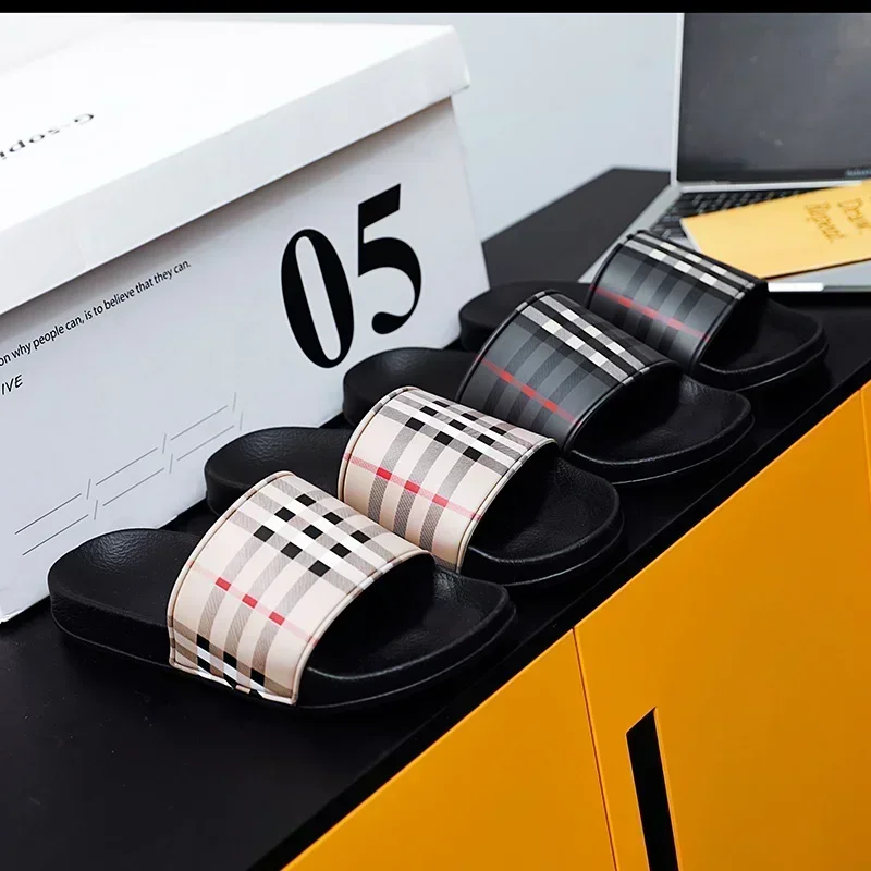 Homens verão sapatos casuais chinelos praia sandálias de luxo ao ar livre confortável sola macia chinelos tamanhos 39-46 dropshipping