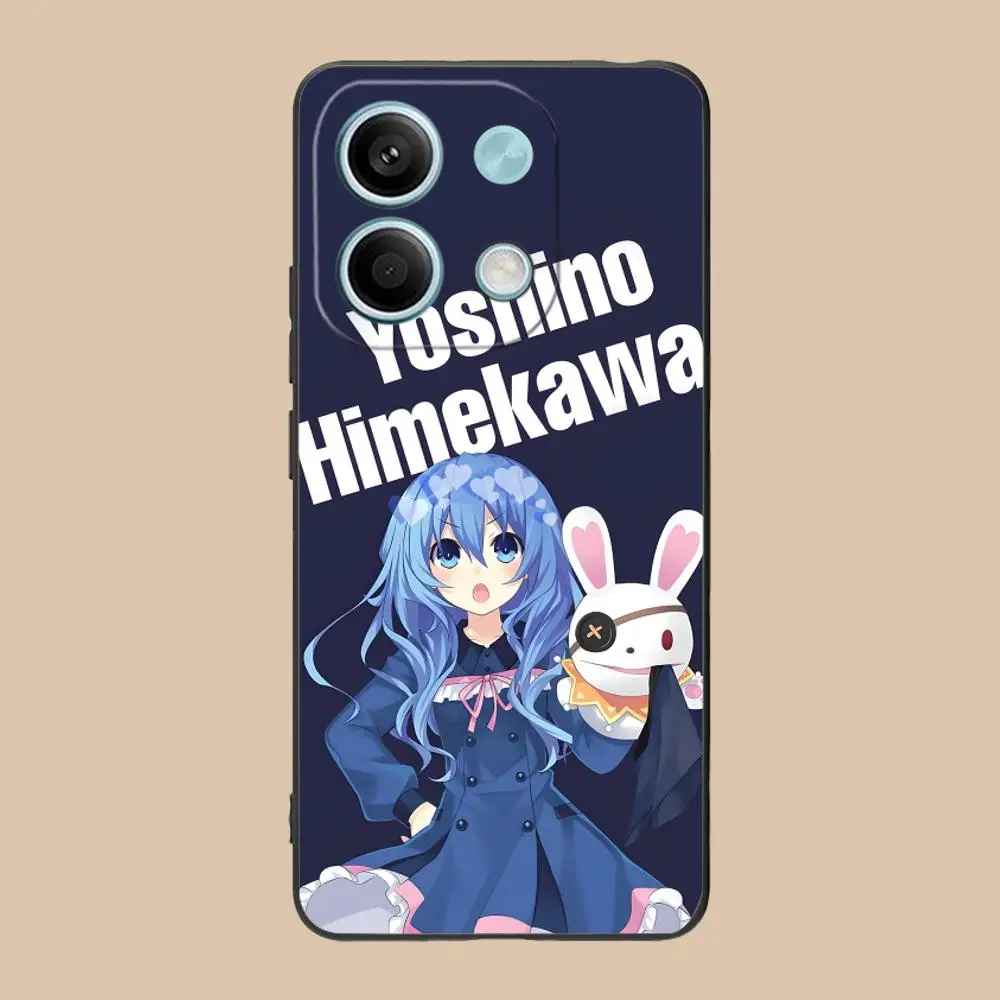 تاريخ لايف يوشينو قضية الهاتف المحمول ل POCO M7 M6 M5 M4 M3 X7 X6 X5 X4 X3 Pro GT 5G غطاء الطباعة الملونة غطاء جميل