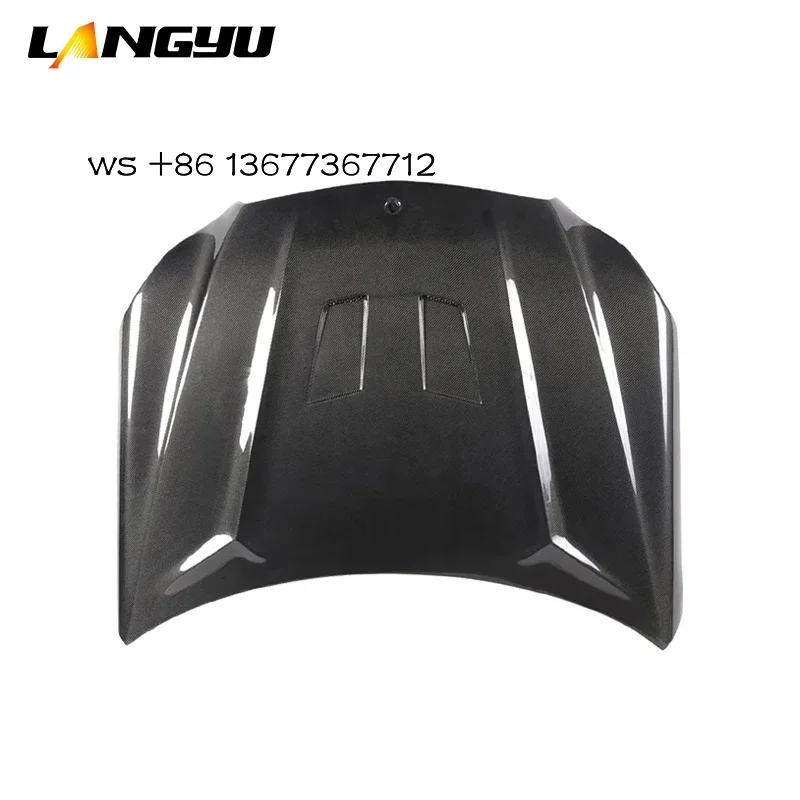 

Langyu 13-16 Body Kits Auto Parts Cover Carbon Fiber E Class W212 LCI Style Engine Bonnet Hood