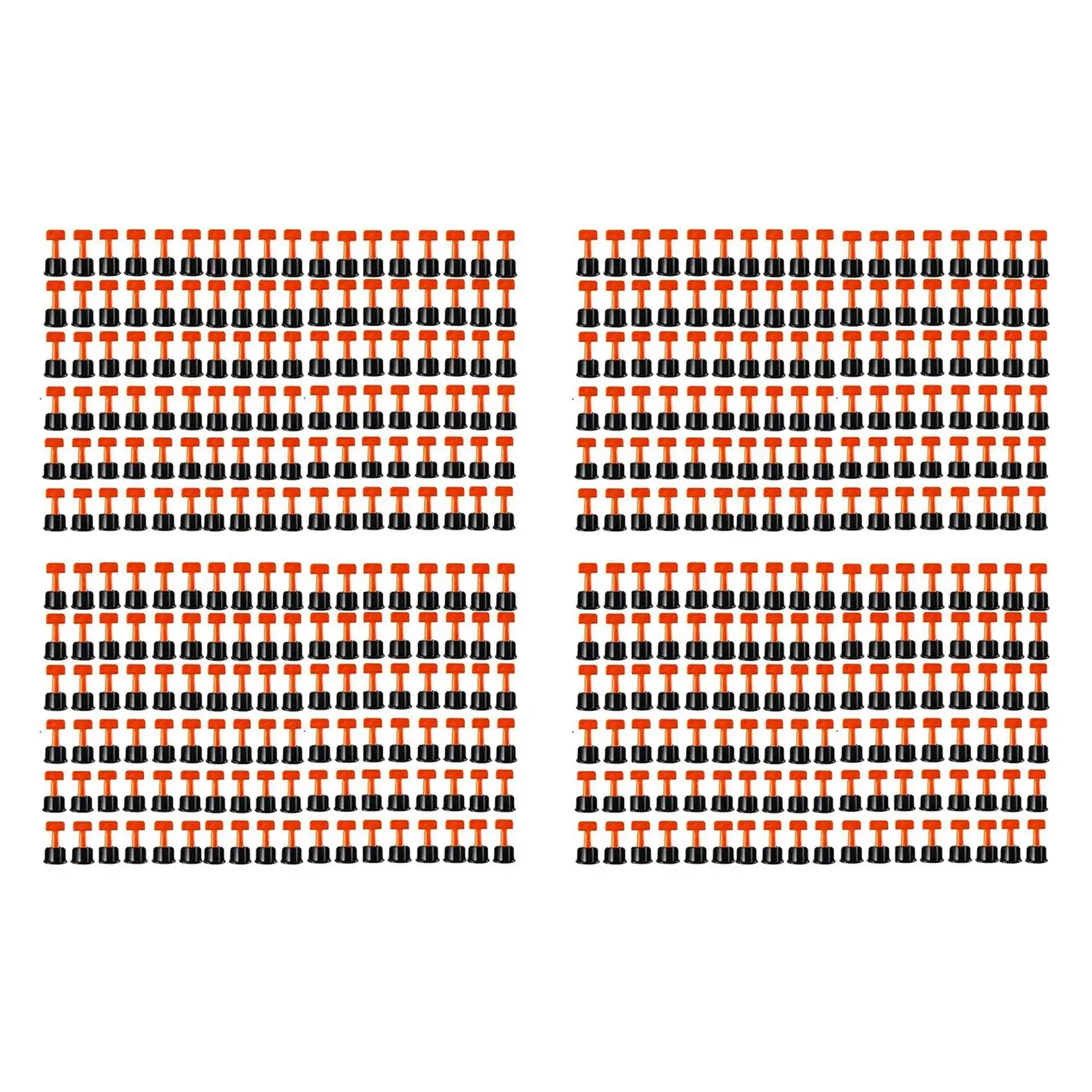 YLS-604 Pcs Flat Level Wedges Tile Spacers Reusable Flooring Wall Tile Leveling System Leveler Locator Spacers Plier