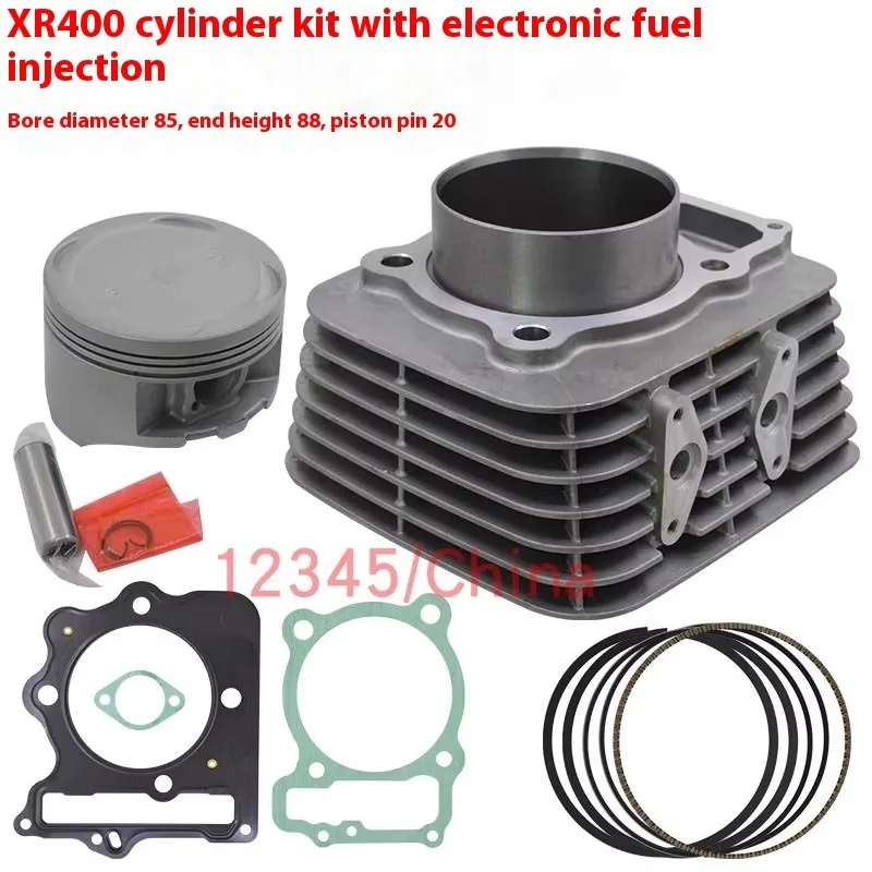 85mm Motorrad Motor Teile Zylinder Kolben Ring Dichtung Kit Pin für Honda X5 XR400 XR400R TRX400EX CB400SS 400cc