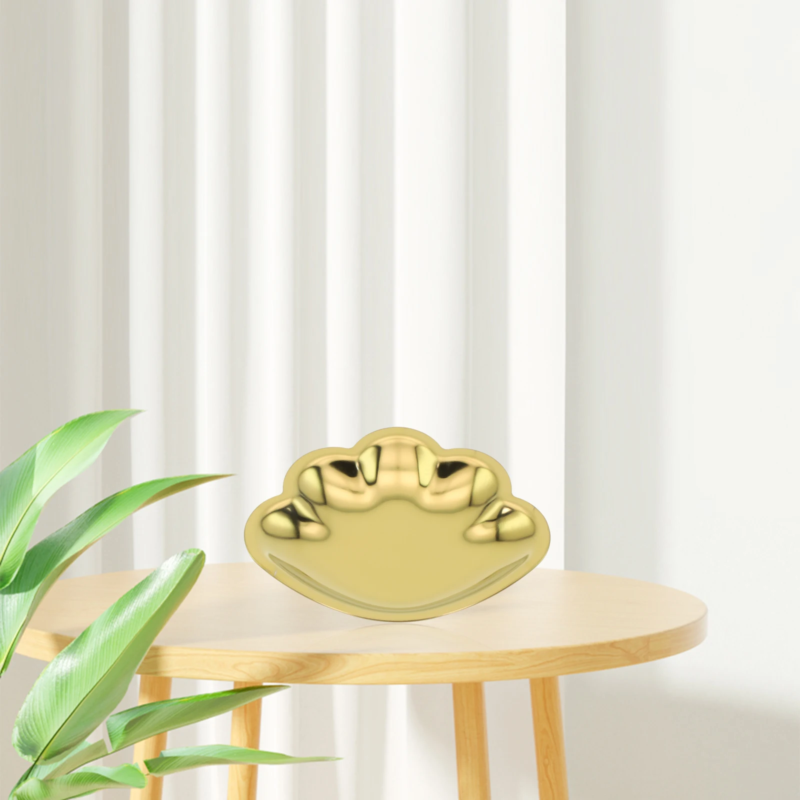 Storage Holder Shell Tray Cosmetic Countertop Home Jewelry Modern Practical Brand New High Quality Long Lasting