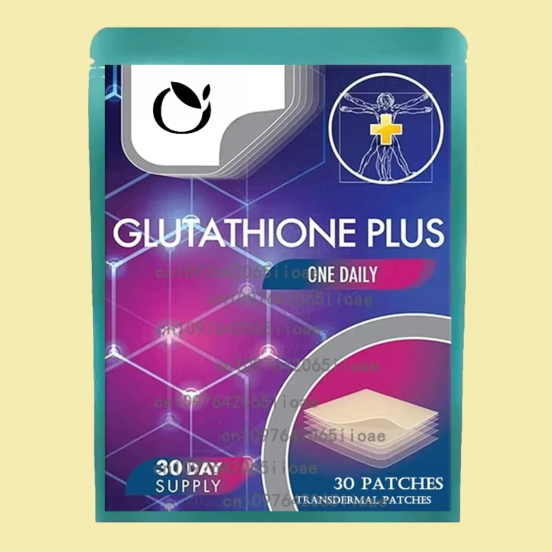 

Glutathione Transdermal Patches with Milk Thistle, NAC, Collagen, Vitamin C - Cellular Wellness, Radiant Skin 30 Patches