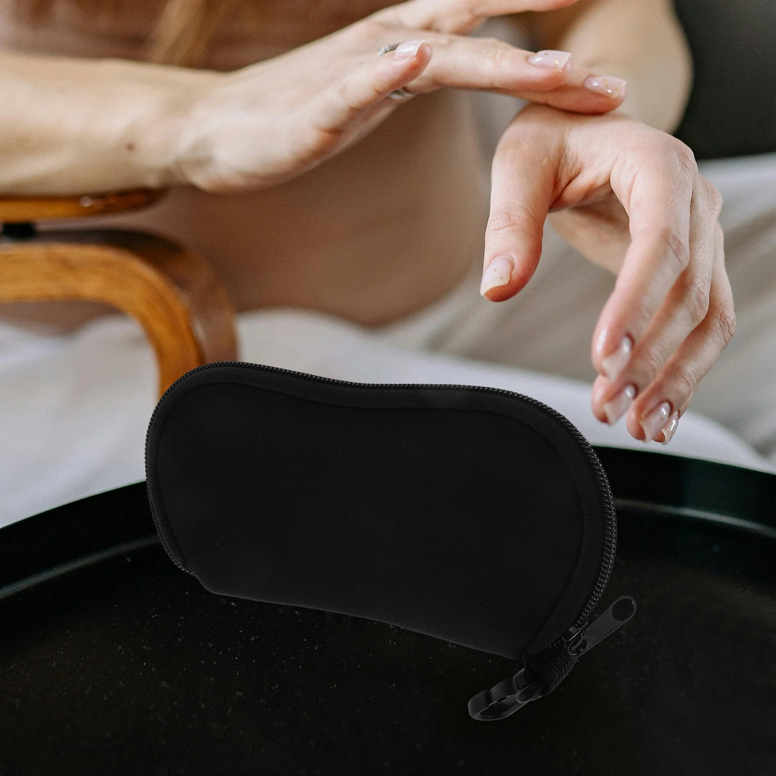 

Glasses Bag Storage Pouches Case Eyeglass Lightweight Eyeglasses Black Soft Travel