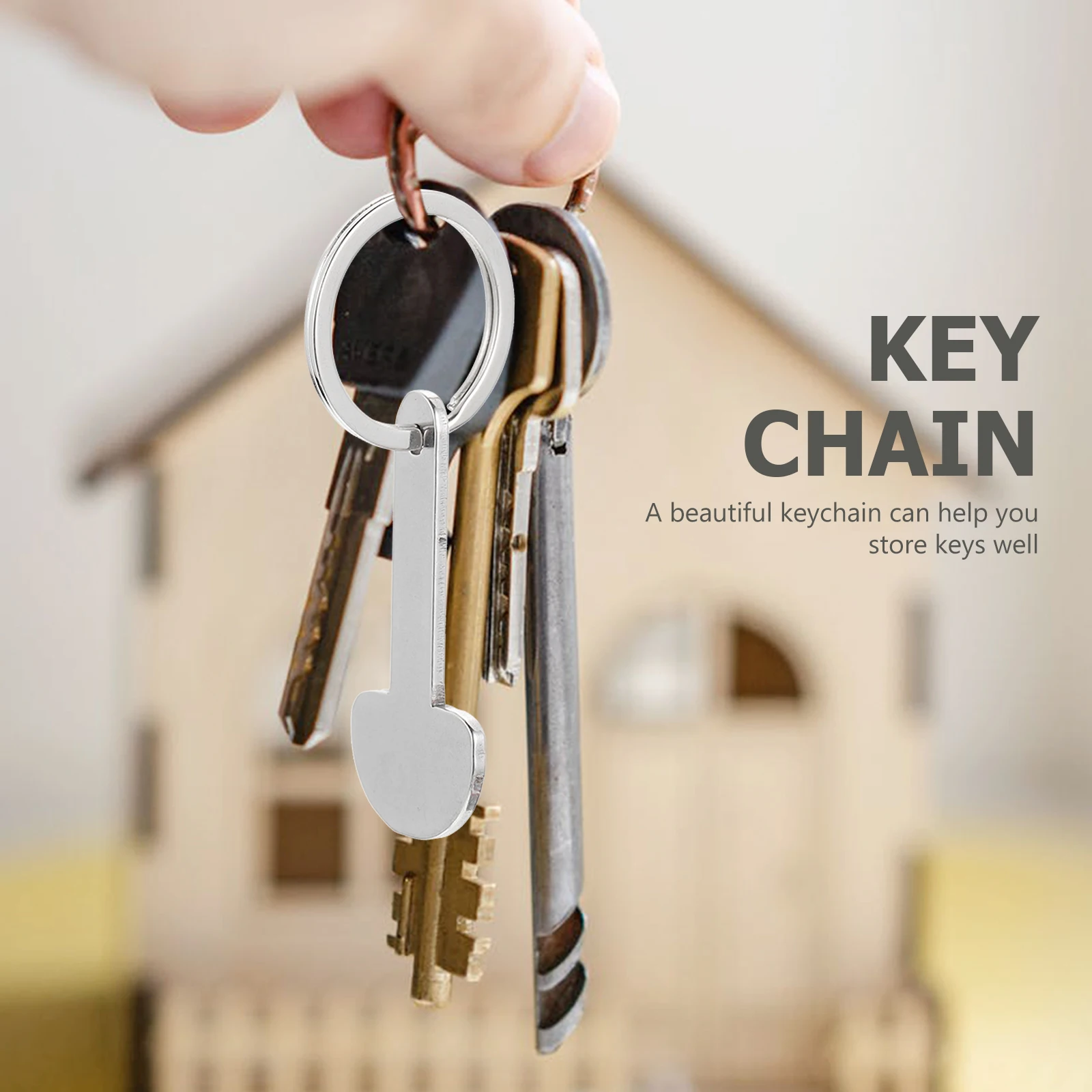 4 Pcs Zinc Alloy Keychain Token Shopping Trolley Unlock Ring Metal Material Handling Tools Small Tokens Key Rings Lab Carts