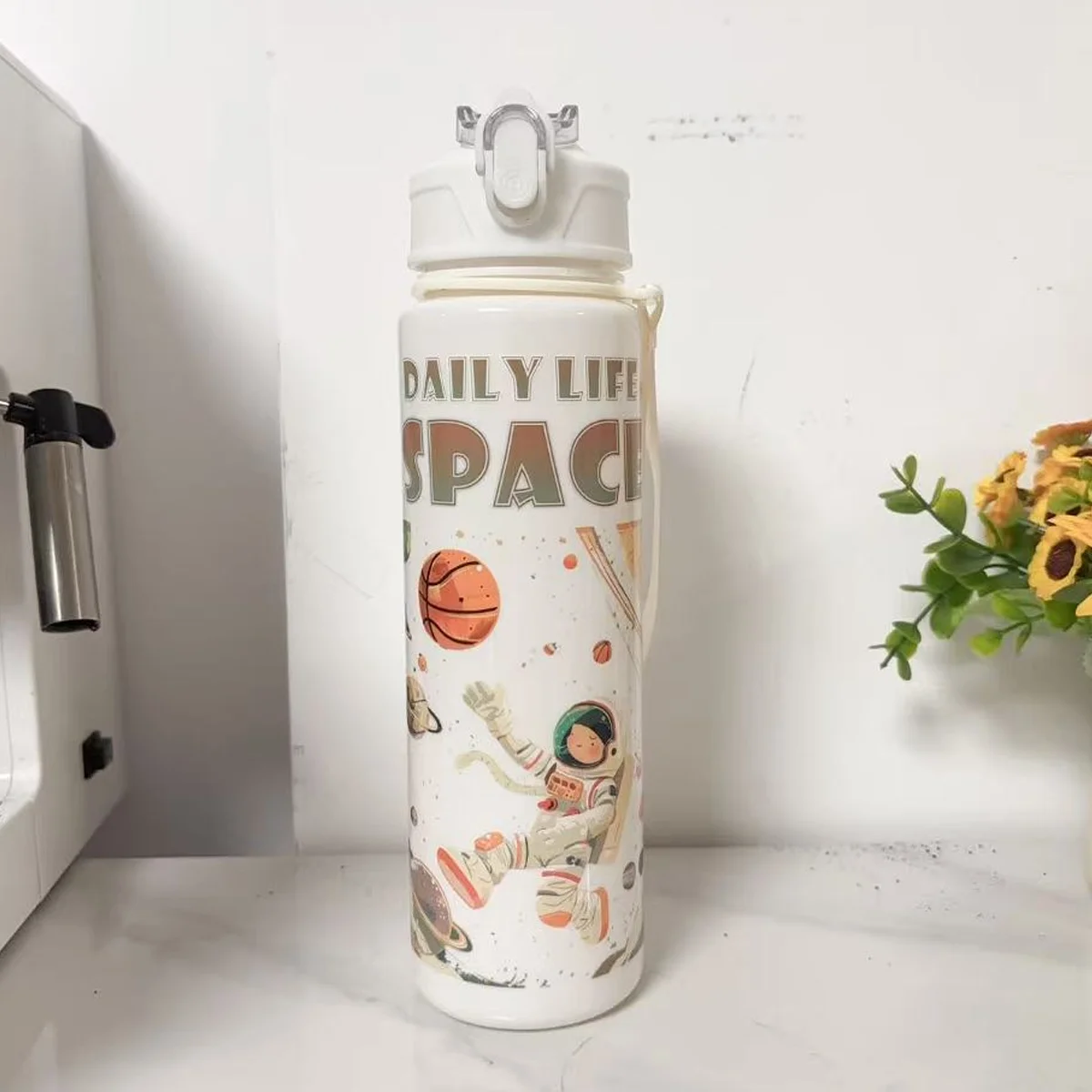 زجاجة مياه رياضية محمولة لطيفة للتخييم في الهواء الطلق مناسبة للطلاب والفتيات كهدية لأفضل صديق #5