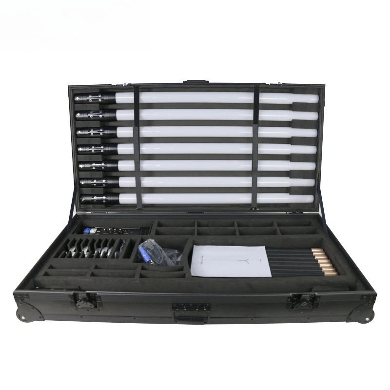 

360 ° waterproof LED pixel tube high brightness outdoor full color LED tube IP65 programmable DMX512 control
