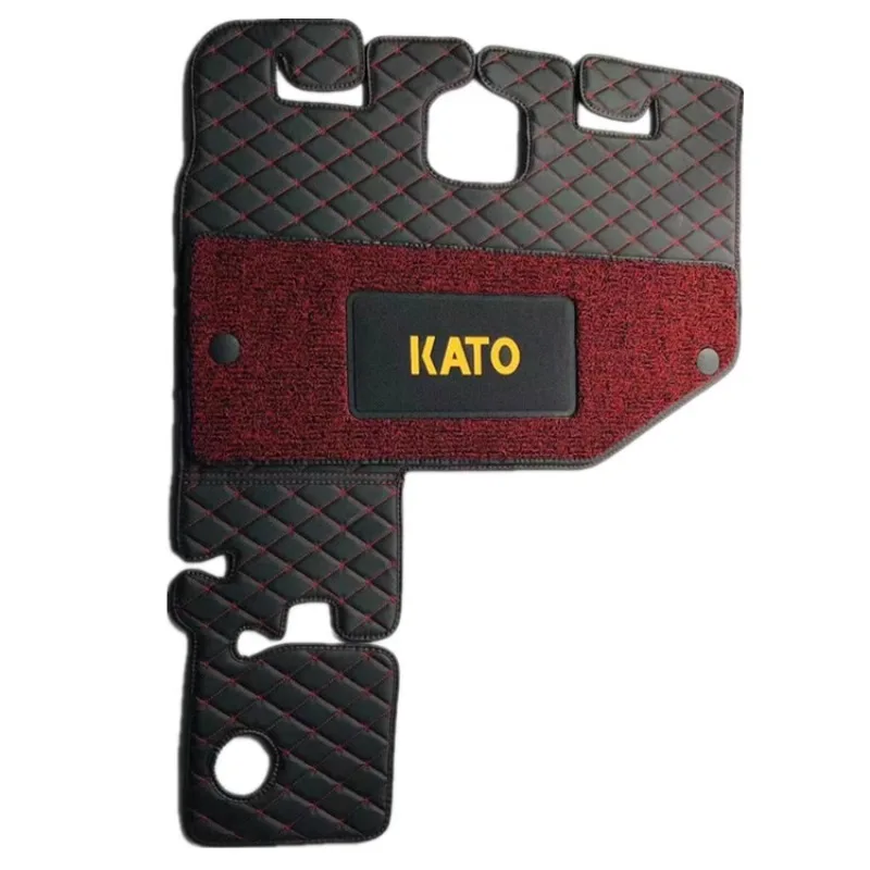 Suitable for Kato HD512/820R/1023/1430-3 driver's cab floor adhesive foot mat carpet accessories