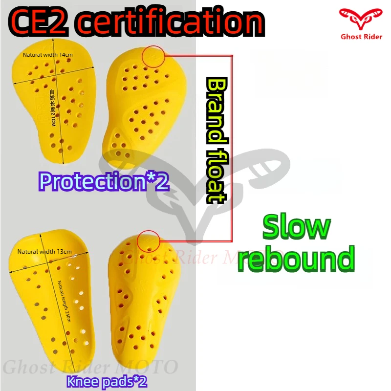 

Motorcycle riding pants protective gear accessories Classic upgrade protective gear anti-drop polymer 4 season universal