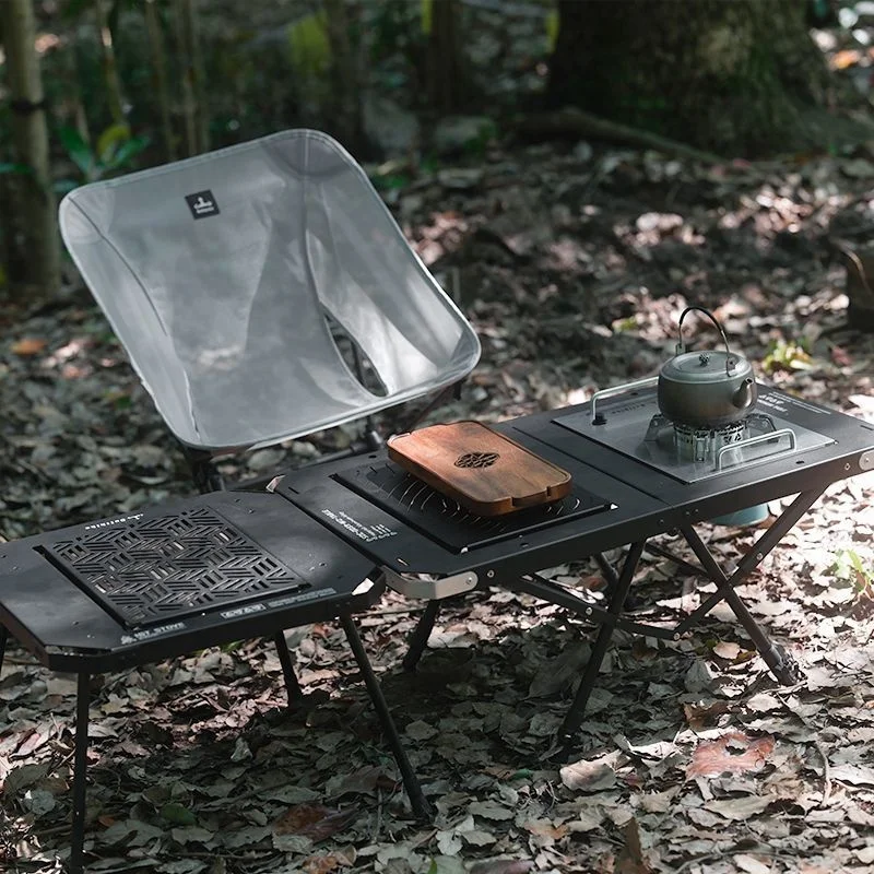 IGT Table 2-Unit Folding Table IGT Aluminum Alloy Portable Table Outdoor Lightweight Tactical Camping Table New