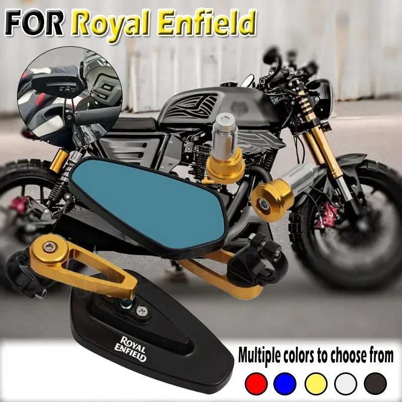 Für Royal Enfield Bullet/Meteor/Classic 350 500 650 Interceptor Motorrad Rückspiegel Lenker Rückspiegel Zubehör