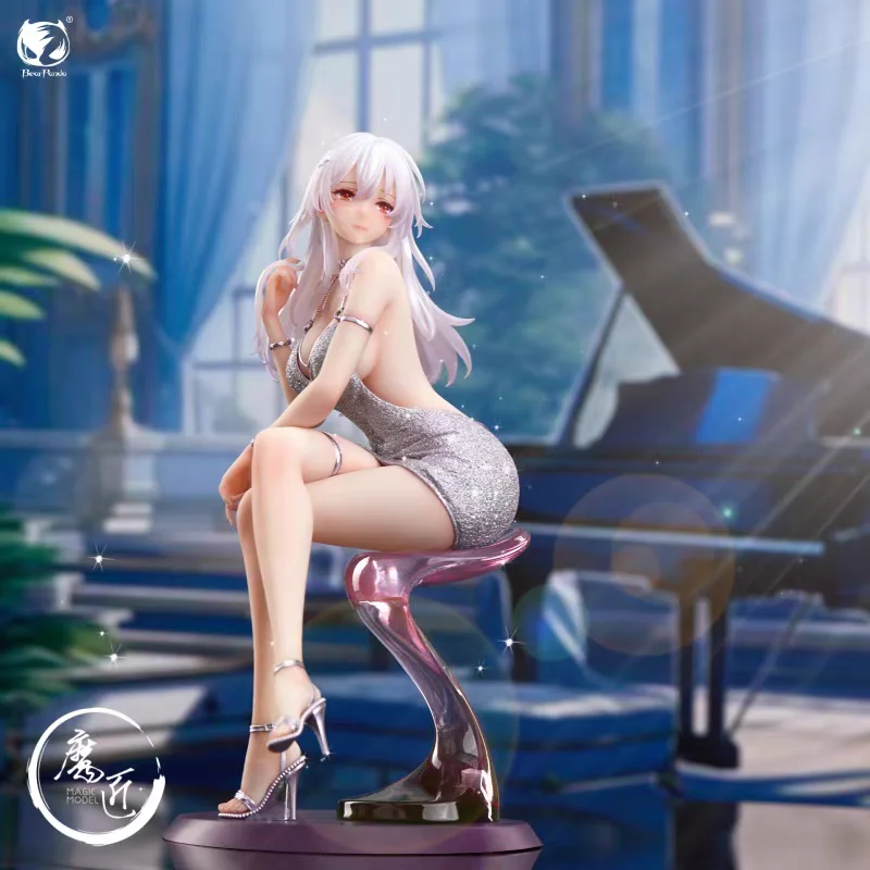 

original BearPanda Selena 1/6 Elegant Dress Fragrance Figurine Long White Hair Shining Like Starry Seas toy