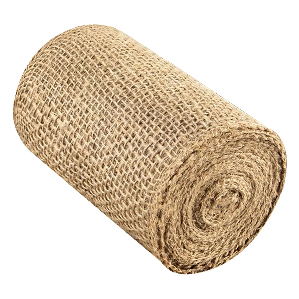 20Cm X 5M Natural Burlap Tree Wrap Gardening Tree Trunk Protector Winter Frost Plant Blanket Bark Repair Bandage Air Permeable