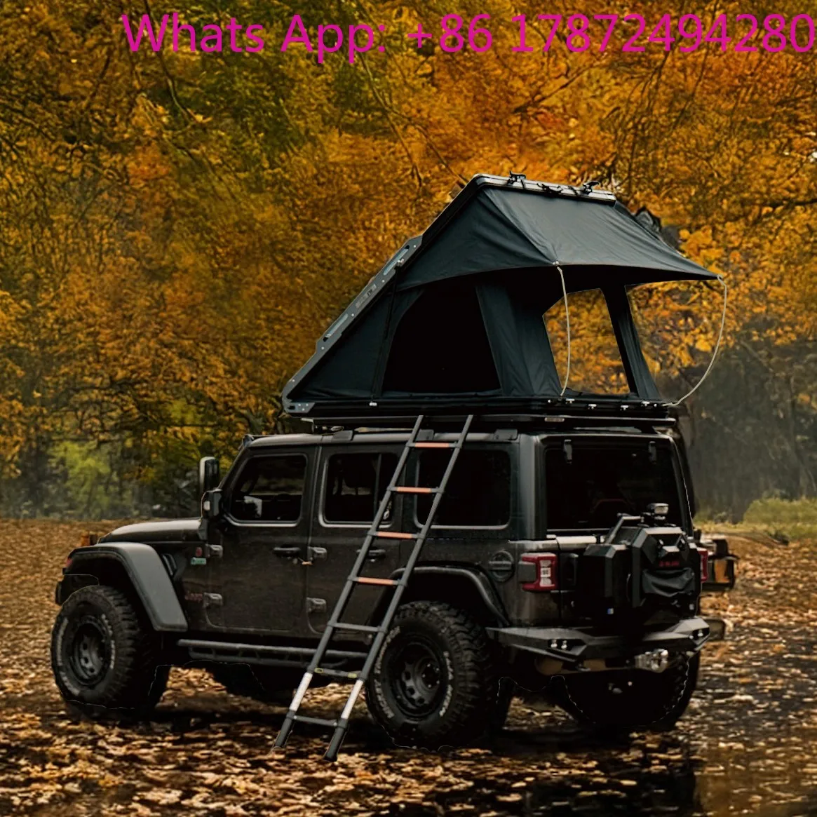 【Best-selling】Factory Hard Shell Aluminum Rooftop Tent Pick up Truck Camper Car Roof Top Tent for Car Dachzelt for SUV/4x
