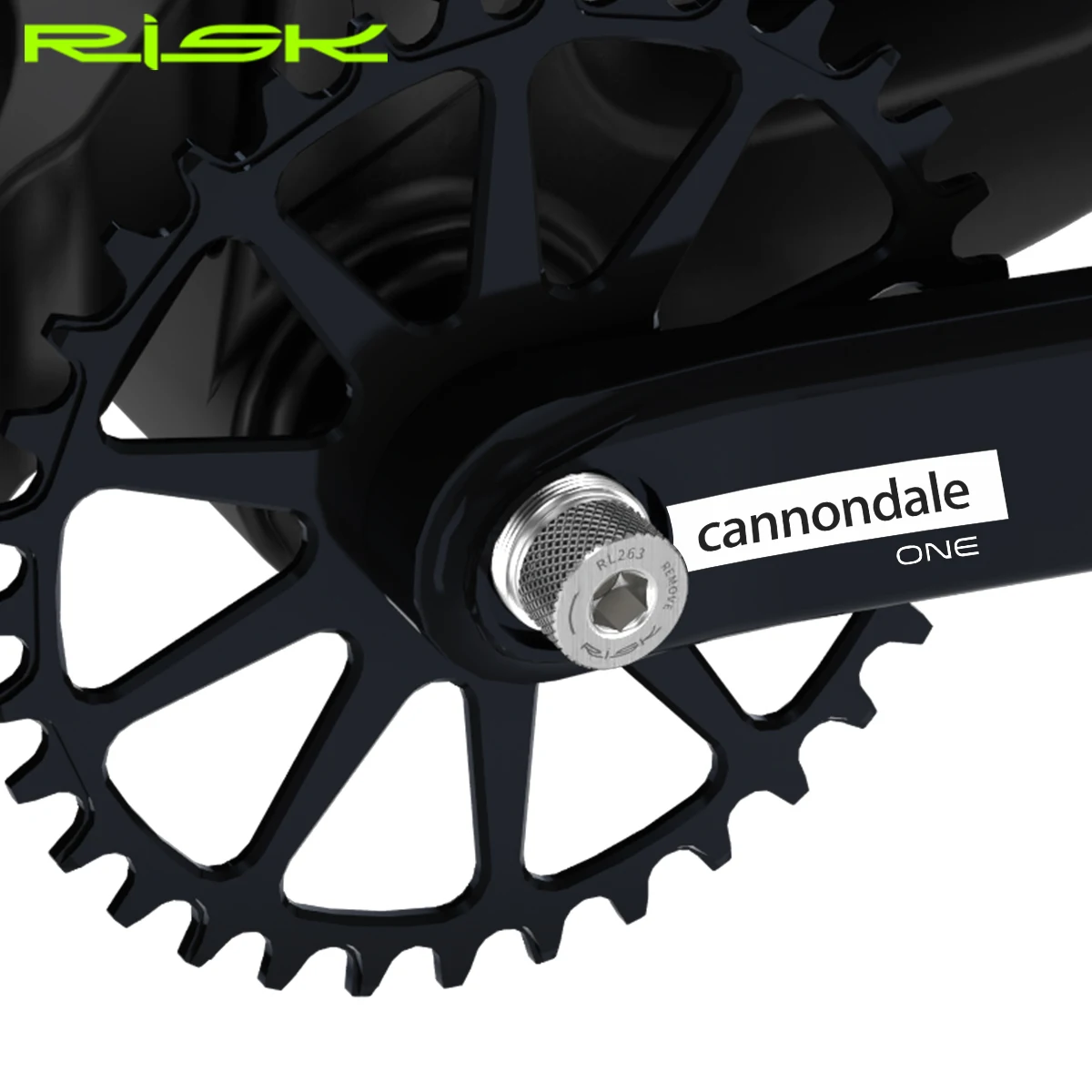 RISK Bike Crank Arm Removal and Disc Disaseembly Tool for Cannondale SI/SISL/SISL2 Bicycle Chainring Crankset Remover Extractor - Image 2