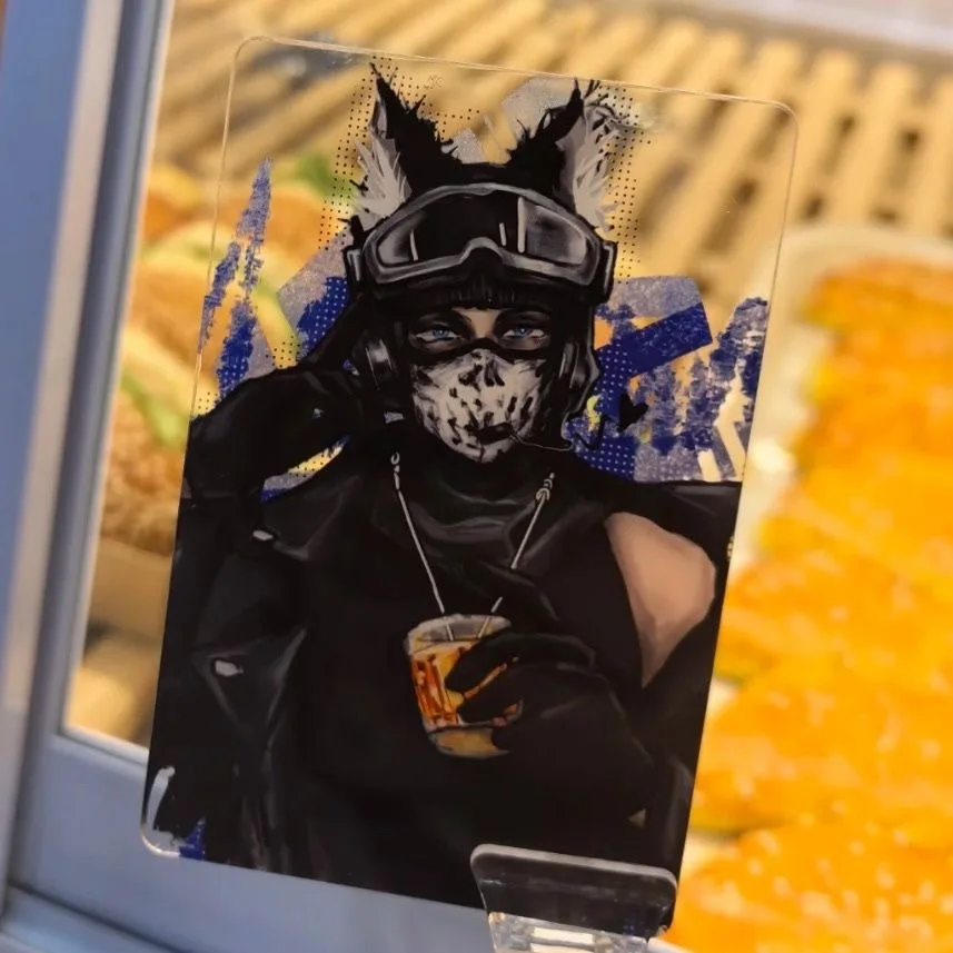 Cool Call of Duty Homemade COD Peripherals Keegan doujin Peripherals Acrylic Photo Transparent Card Birthday Gift