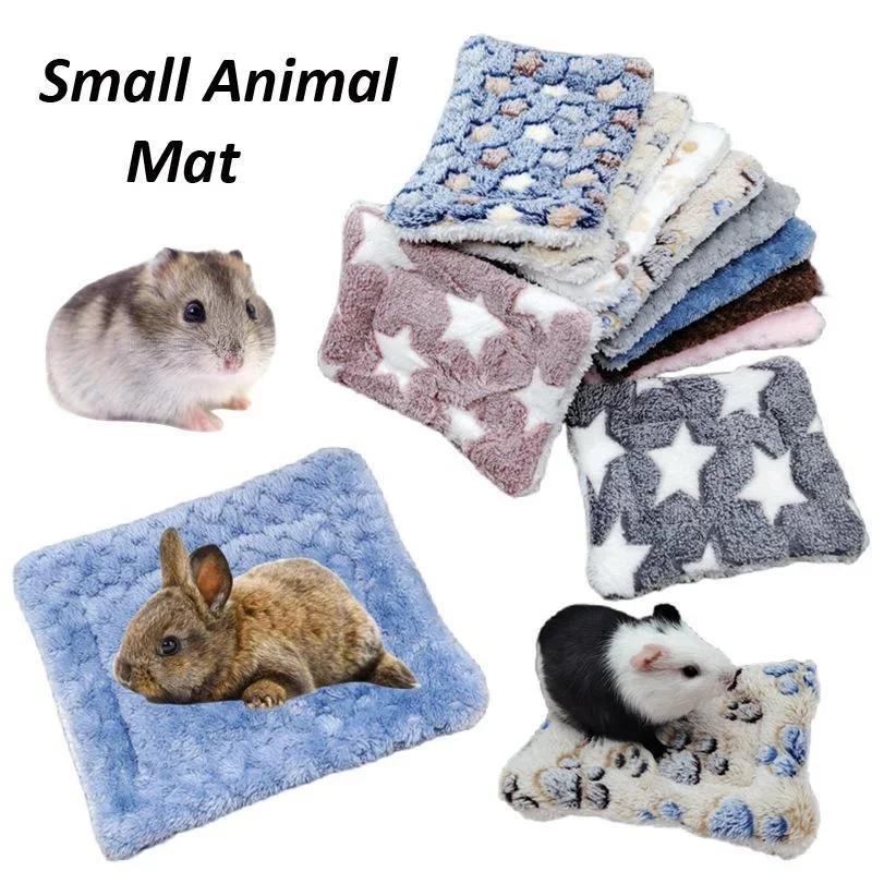 Guinea Pig Hamster Warm Mats Bed Hamster Sleep Pad Squirrel Hedgehog Soft Cushion Rabbit Chinchilla Bed Mat House Nest