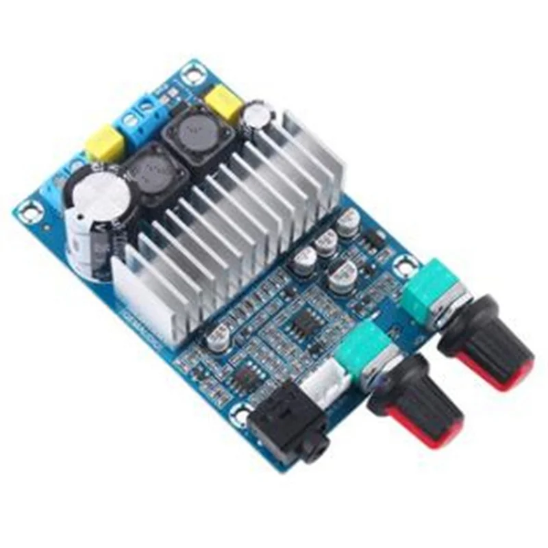 Amplificadores Placa de audio 100W DC12-24V TPA3116 Placa amplificadora de subwoofer compatible con salida de graves actualizada