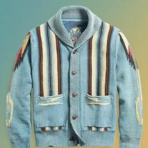 سترة محبوكة للرجال Thiened Coolmax Fiber Ciwalk طوق تسعة Sve شعار العلامة التجارية Knwear وصول جديد