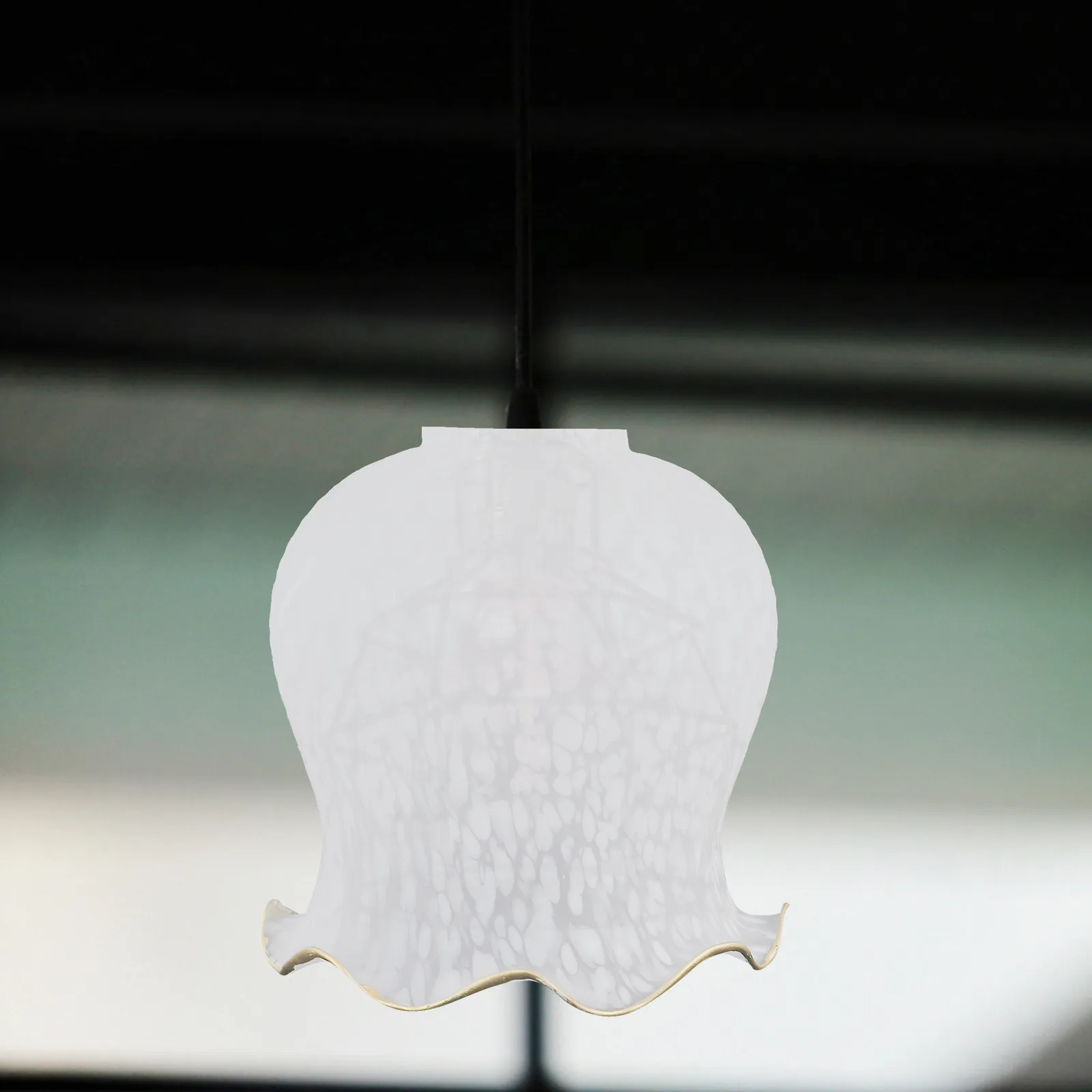 

Изящный стеклянный плафон-подвеска для люстры и потолочного светильника, рассеиватель мягкого света, безопасный для глаз, для домашнего декора, современный светильник