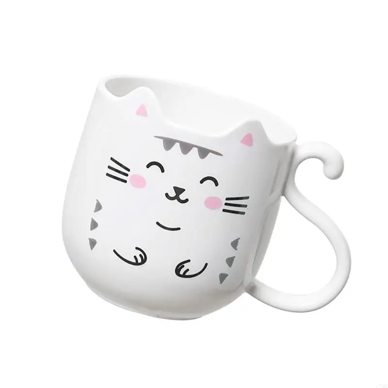 Taza para enjuague bucal engrosada C7AC, soporte para cepillo dientes con Base antideslizante, perfecta para amantes los