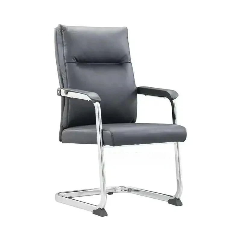 

Conference Four Legged Chess and Mahjong Chairs Leather Office Chair Comfortable Sitting Chair Computer Arch Office Work 1인의자