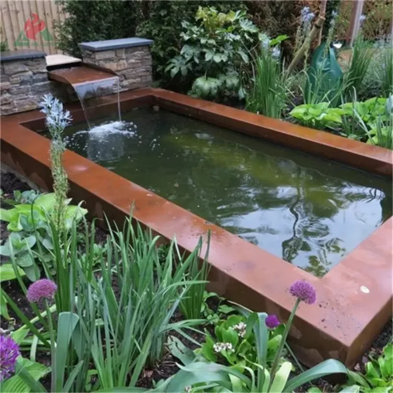 For Corten Rain Curtain Water Feature Water Feature Waterfall Water Fountain for Garden