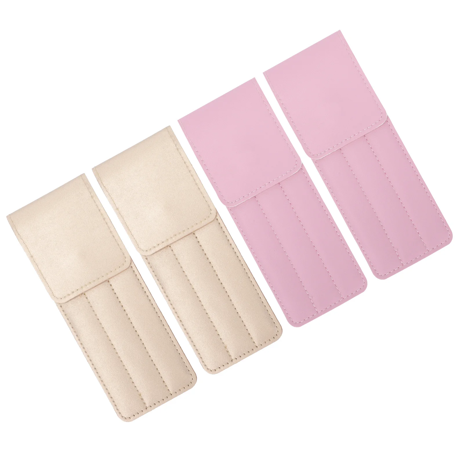 4 قطع من غطاء تخزين الأدوات، حاوية محمولة قوية لملحقات تجميل الوجه، حقيبة تنظيم فنان المكياج الاحترافية #1