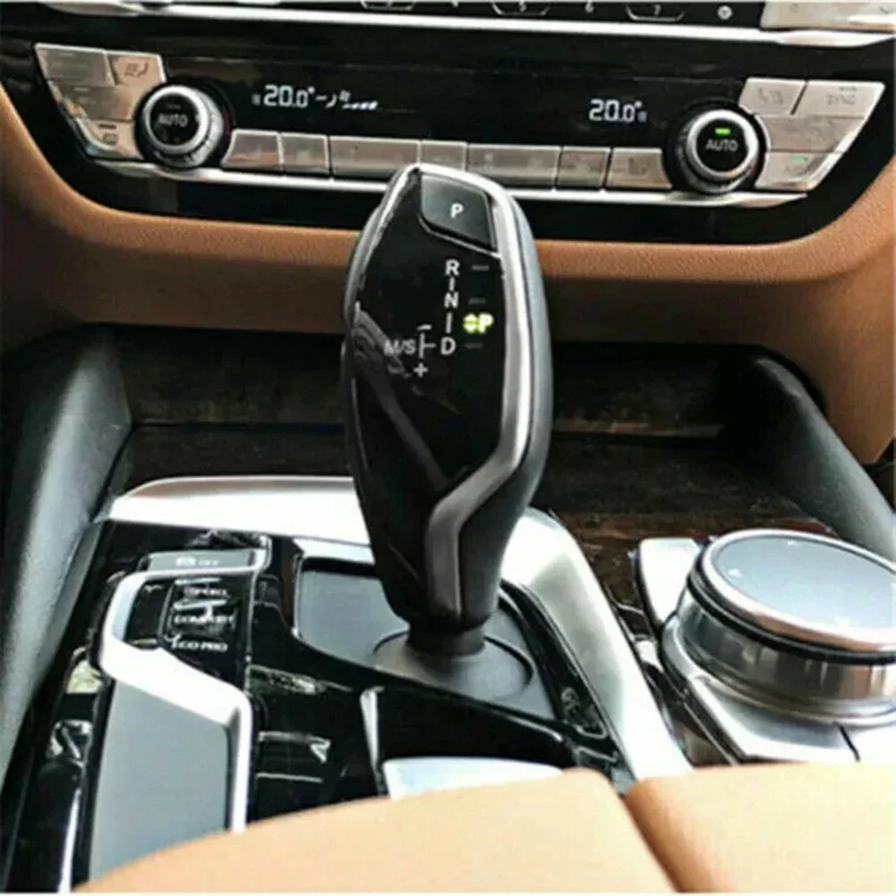 Gear Shift Knob Panel Cover For BMW 5 6 7 For X3 Series G30 G32 G11 2018-2023 Black Auto Accessories