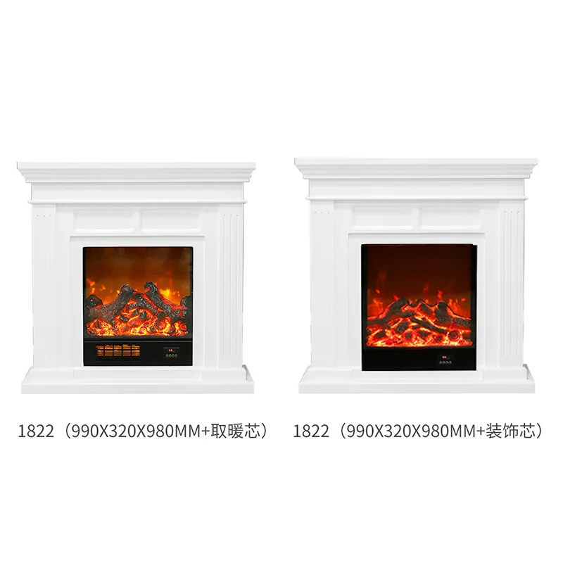 electronic  led simulation flame electric built-in decorative cabinet home living room hu