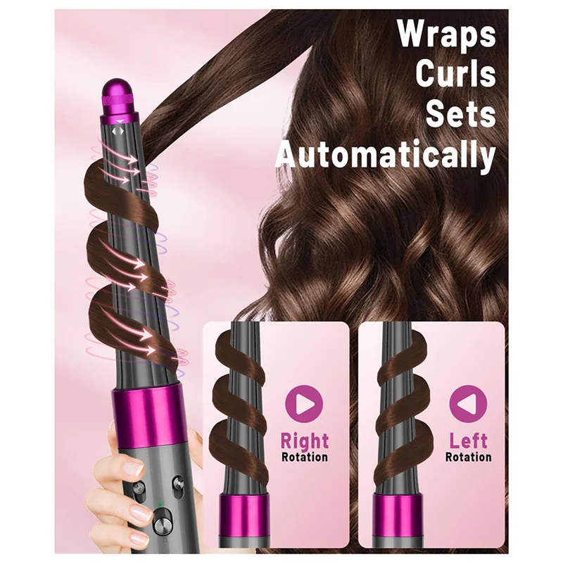 ABBK-20MM-36MM Attacco per botti lunghi e piccolo attacco per spazzola rotonda per Dyson Airwrap, per riccioli di botti e riccioli d'onda