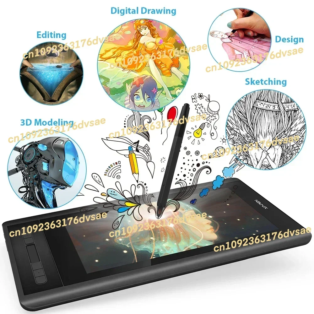 在庫あり XP Pen Artist 12 11.6インチ 1920x1080HD アニメーション デジタル グラフィックタブレット 描画 グラフィックモニター ペンディスプレイ