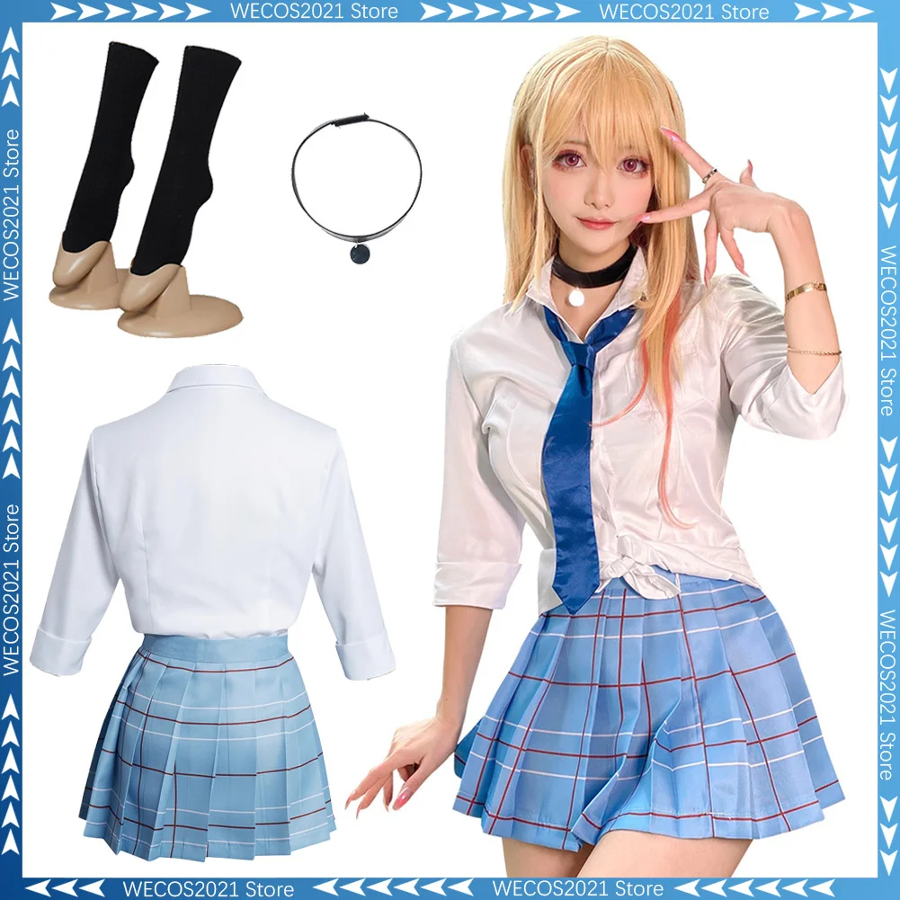 変装北川マリンコスプレ日本の JK 制服アニメ私の恋人のドレスアップ女性ロールプレイファンシーアップ服