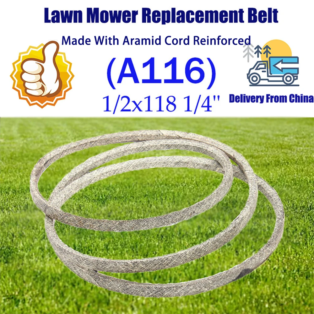 V-BELT for Cub CadetMTD 754-04033, 754-04033A, 954-04033, 954-04033A,HusqvarnaPoulanAYP 574173003(1/2