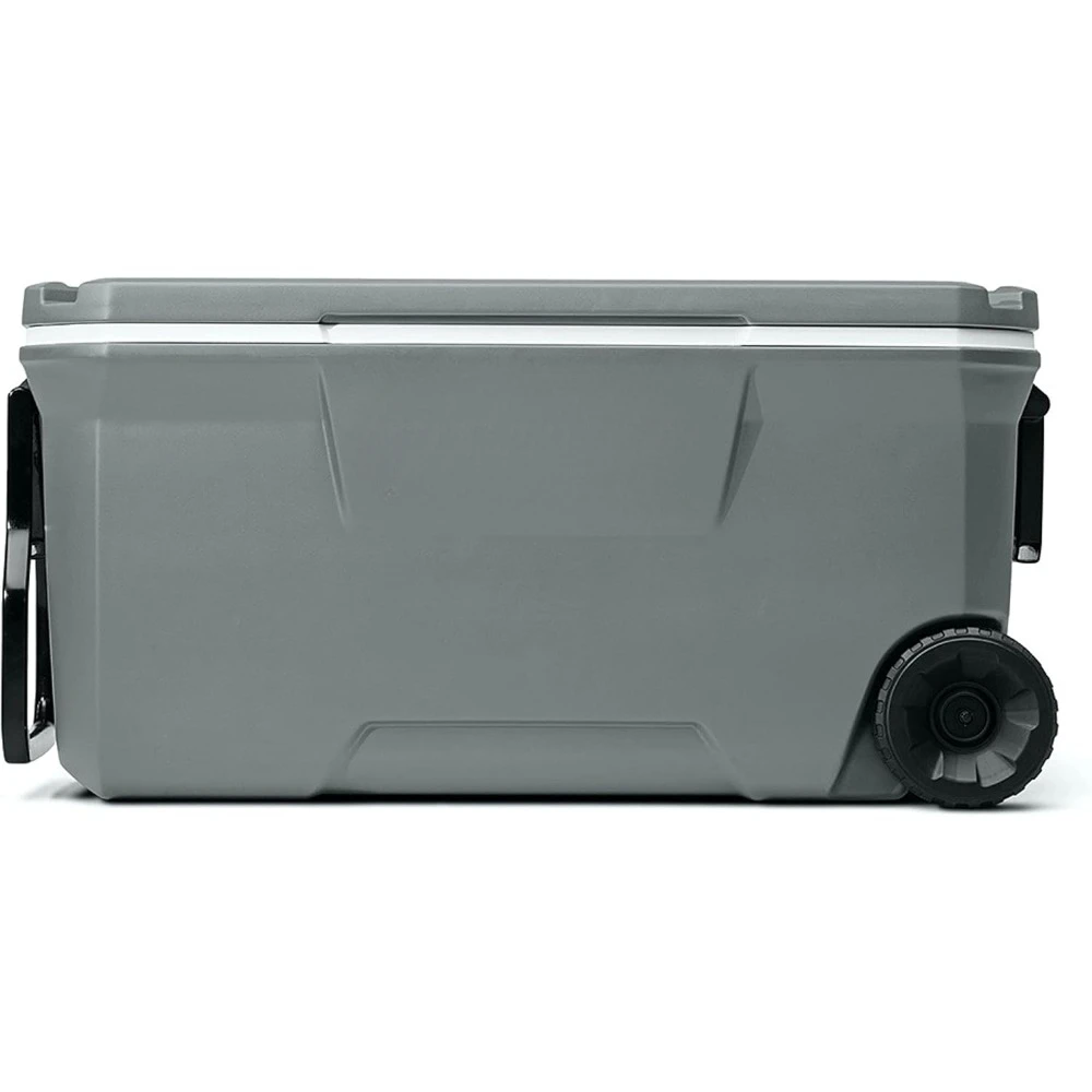 

316 Series Insulated Portable Cooler with Heavy Duty Wheels, Leak-Proof Wheeled Cooler , Keeps Ice for up to 5 Days Freight free