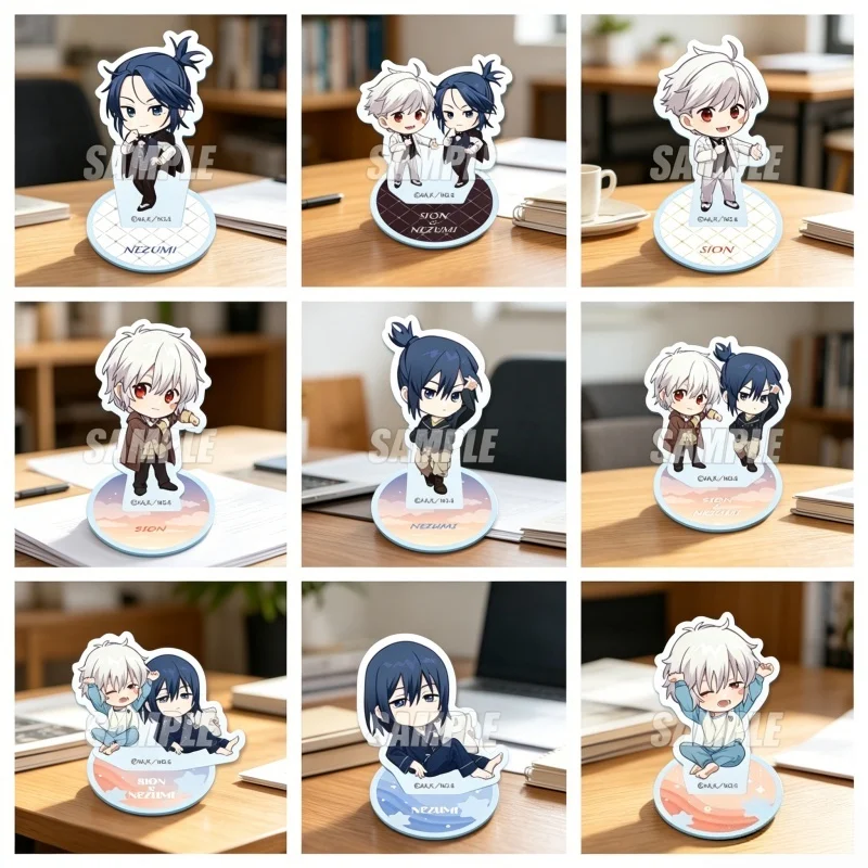 Anime No.6 Acrylic Figure Stand SION NEZUMI Model Decor Cartoons Present Gifts Personalized Creative desktop Ornaments Keychains