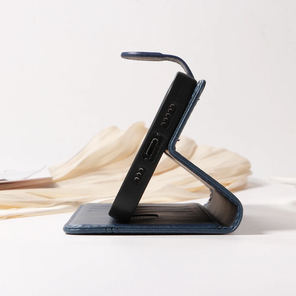 Magnetische Flip-Lederhülle für Xiaomi Redmi 15 15C 14C 13 13C 12 A5 4G 5G Poco C85 169 171 173 Premium Brieftasche mit Kartenfach – Detail 7