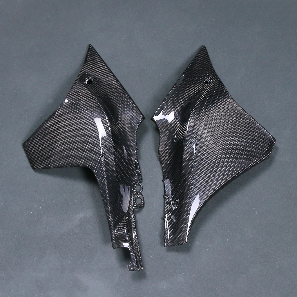 For YAMAHA R1 R1M 2020+ CARBON FIBER UPPER SIDE PANELS FAIRINGS Motorcycle Parts Kit  2021 2022