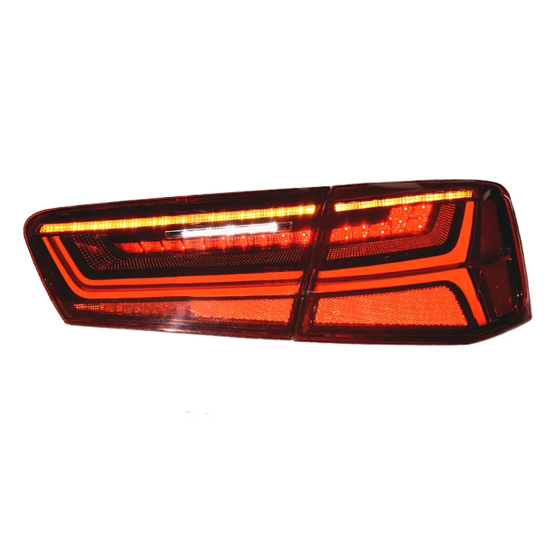

Audi A6L tail light assembly 12-15 A6L tail lights modified 18 tail lights fog lights led streamer